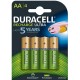 Baterija DURACELL punjiva AA/4