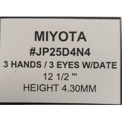 Ključ za MIYOTA JP25D4N4