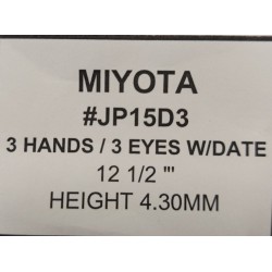 Ključ za MIYOTA JP15D3