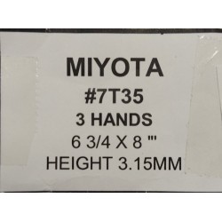 Ključ za MIYOTA 7T35