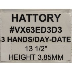 Ključ za HATTORY VX63ED3D3
