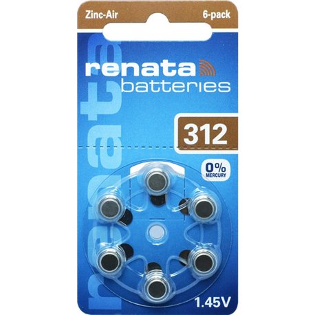 Baterija Renata ZA 312 WE6