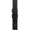 Kožni kaiš 22mm Crna 22.223