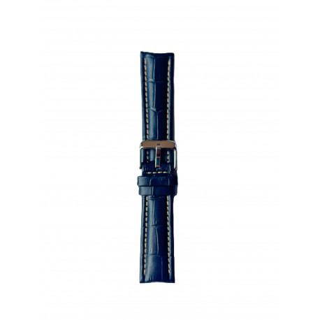 Kožni kaiš 22mm XL Crna boja 22.296XL