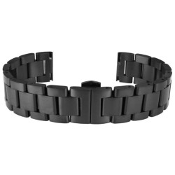 Metalni kaiš 22mm Crna boja MK22.04