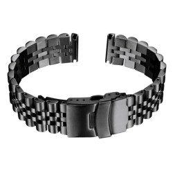 Metalni kaiš 20mm Crna boja MK20.37