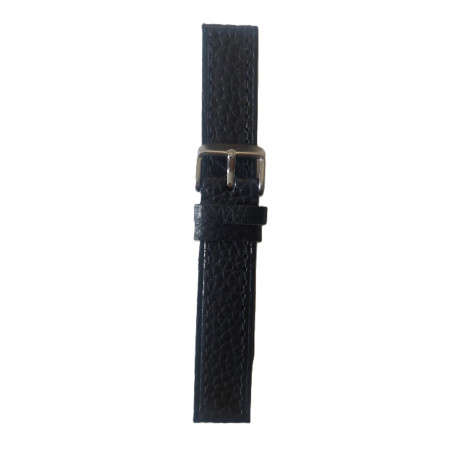 Kožni kaiš 18mm Crna boja 18.186