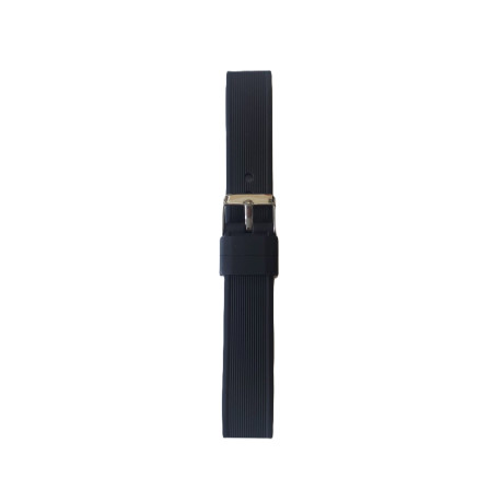 Silikonski kaiš 18mm Crna boja SK18.28