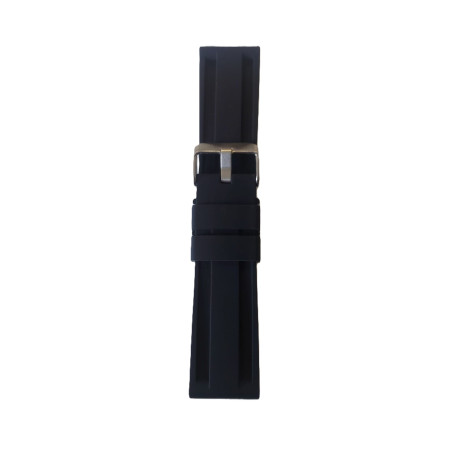 Silikonski kaiš 24mm Crna boja SK24.01
