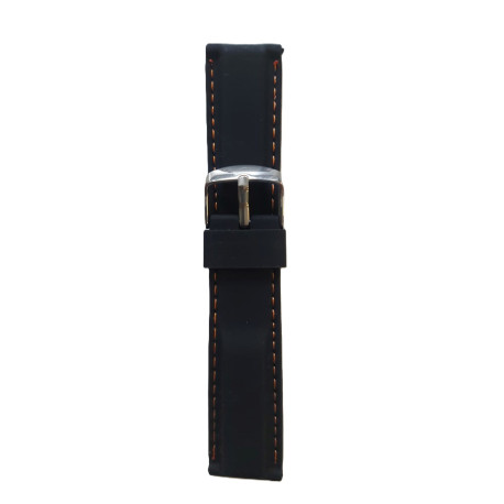 Silikonski kaiš 22mm Crna boja SK22.59
