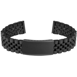 Metalni kaiš 22mm Crna boja MK22.06