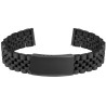 Metalni kaiš 22mm Crna boja MK22.06