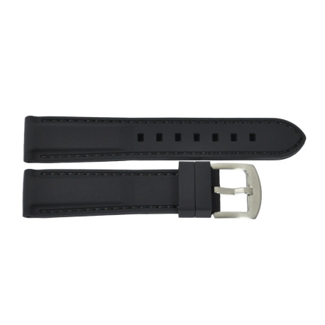 Silikonski kaiš 22mm Crna boja SK22.35