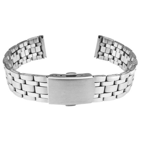 Metalni kaiš - MK 22.07 Srebrni 22mm