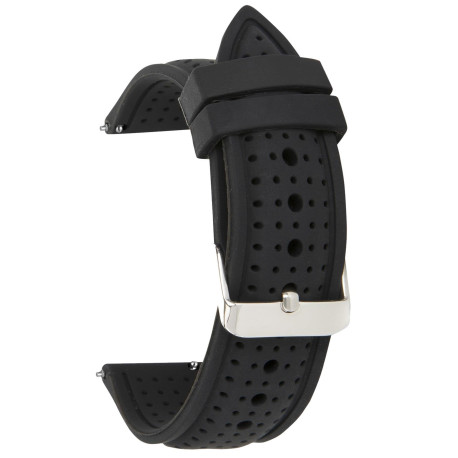 Silikonski kaiš - SK22.61 Crna boja 22mm