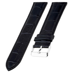 Kožni kaiš 24.139 Crna boja 24mm