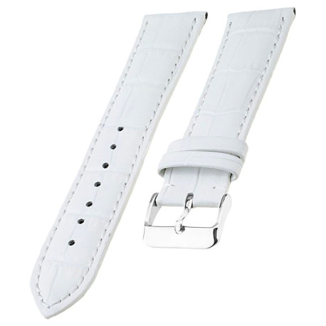 Kožni kaiš 14.140 Bela boja 14mm