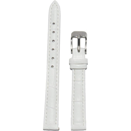 Kožni kaiš 12mm Bela boja 12.113