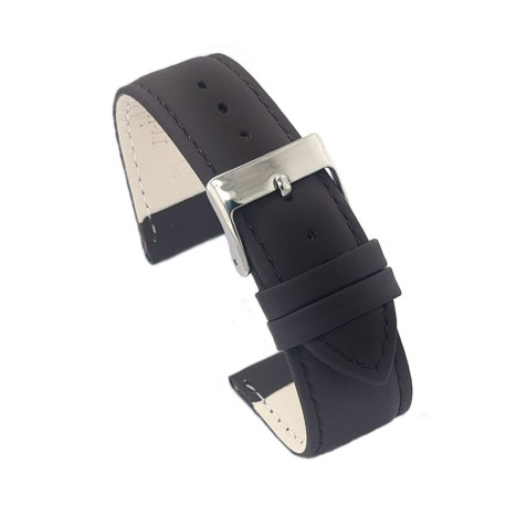 Kožni kaiš Diloy 18mm DIL702.3 Tamno braon boja