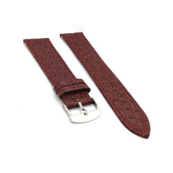 Kožni kaiš Diloy 12mm DIL209.4 Bordo boja