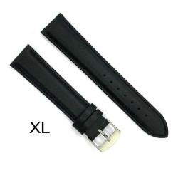 Kožni kaiševi XL 12mm Diloy DIL302EL.1 Crna