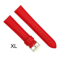 Kožni kaiševi XL 12mm Diloy DIL302EL.6 Crvena boja