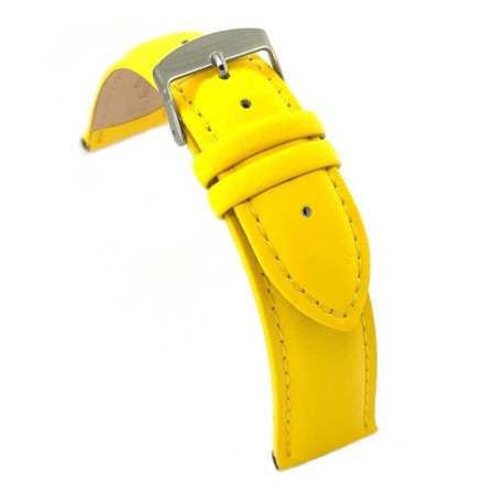 Kožni kaiš Diloy 18mm DIL302.10 Zuta boja