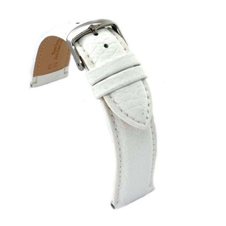 Kožni kaiš Diloy 14mm DIL205.22 Bela boja