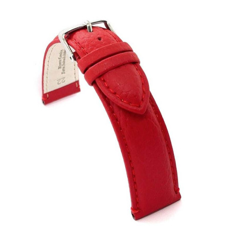 Kožni kaiš Diloy 12mm DIL205.6 Crvena boja