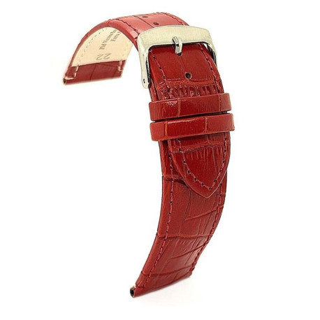 Kožni kaiš Diloy 20mm DIL402.6 Crvena boja