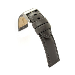 Kožni kaiš Diloy 22mm DIL363.7 Siva boja