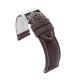 Kožni kaiš Diloy 24mm DIL354.2 Tamno braon boja