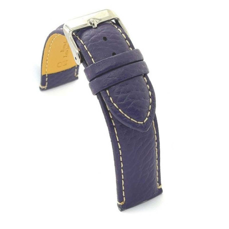 Kožni kaiš Diloy 14mm DIL206.18 Lila boja