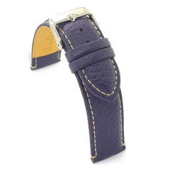 Kožni kaiš Diloy 20mm DIL206.18 Lila boja