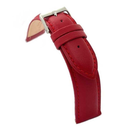 Kožni kaiš Diloy 12mm DIL302.4 Tamno crvena boja