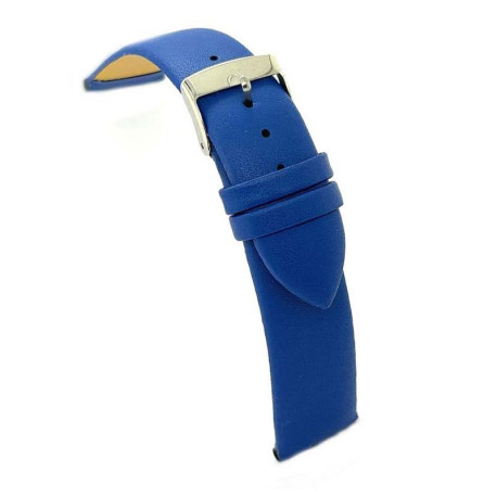 Kožni kaiš Diloy 18mm DIL301.16 Indigo plava boja