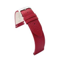 Kožni kaiš Diloy 14mm DIL178.4 Tamno crvena boja