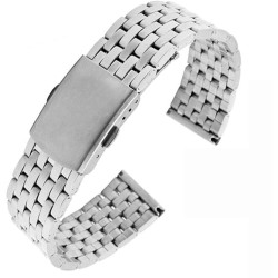 Metalni kaiš - MK24 Srebrni 18mm