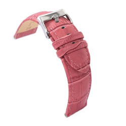 Kožni kaiš Diloy 24mm DIL368.13 Roze boja