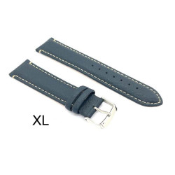 Kožni kaiš Diloy XL 16mm DIL206EL.5 Teget boja