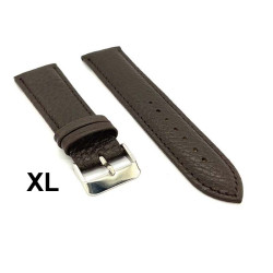 Kožni kaiš Diloy XL 24mm DIL205EL.2 Tamno braon boja