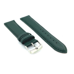 Kožni kaiš Diloy 18mm DIL205.27.18 Tamno zelena boja