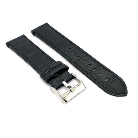 Kožni kaiš Diloy 24mm DIL361.1 Crna boja