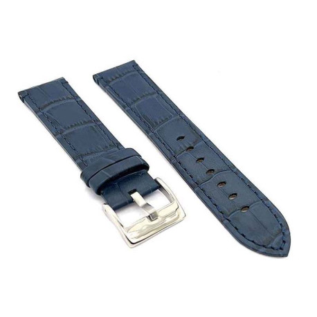 Kožni kaiš Diloy 18mm DIL361.5 Teget boja