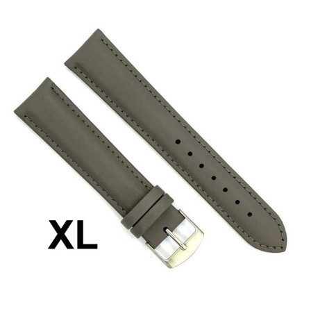 Kožni kaiš Diloy XL 24mm DIL302EL.7 Siva boja