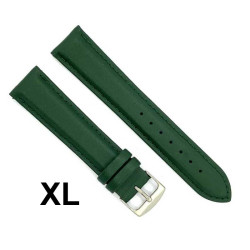 Kožni kaiš Diloy XL 18mm DIL302EL.27 Tamno zelena boja