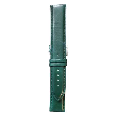Kožni kaiš Diloy XL 18mm DIL302.11 Tamno zelena boja