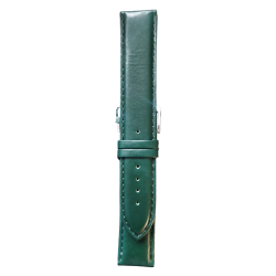 Kožni kaiš Diloy XL 22mm DIL302.11 Tamno zelena boja