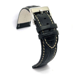 Kožni kaiš Diloy 20mm DIL378.1 Crna boja