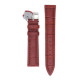 Kožni kaiš Diloy XL 24mm DIL379EL.4 Tamno crvena